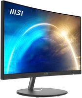 MSI MSI PRO MP241CA 23.6 Inch Curved Monitor, 1500R, Full HD (1920 x 1080), 75Hz, VA, 4ms, FreeSync, HDMI, DiplayPort, Built-in Speakers, Anti-Glare, Anti-Flicker, Less Blue light, TÜV Certified, VESA, Kensington, Black