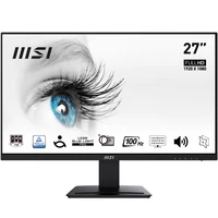 MSI MSI PRO MP273A 27 Inch Monitor, Full HD (1920 x 1080), 100Hz, IPS, 4ms, HDMI, DisplayPort, VGA, Built-in Speakers, Anti-Glare, Anti-Flicker, Less Blue light, TÜV Certified, VESA, Kensington, Black