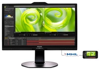 Philips 4K Ultra HD LCD monitor 242P6VPJKEB/75