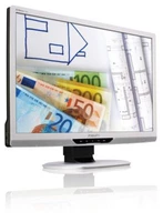 Philips Monitor LCD con base Ergo, USB, Audio 220B2CB/00