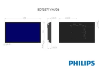 Philips LCD Touch monitor BDT5571VM/06